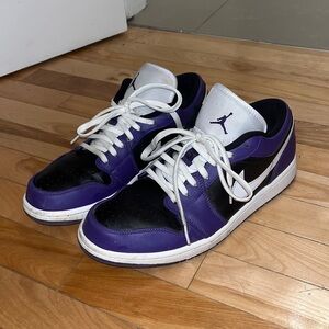 NIKE jordan one court purple US man 10